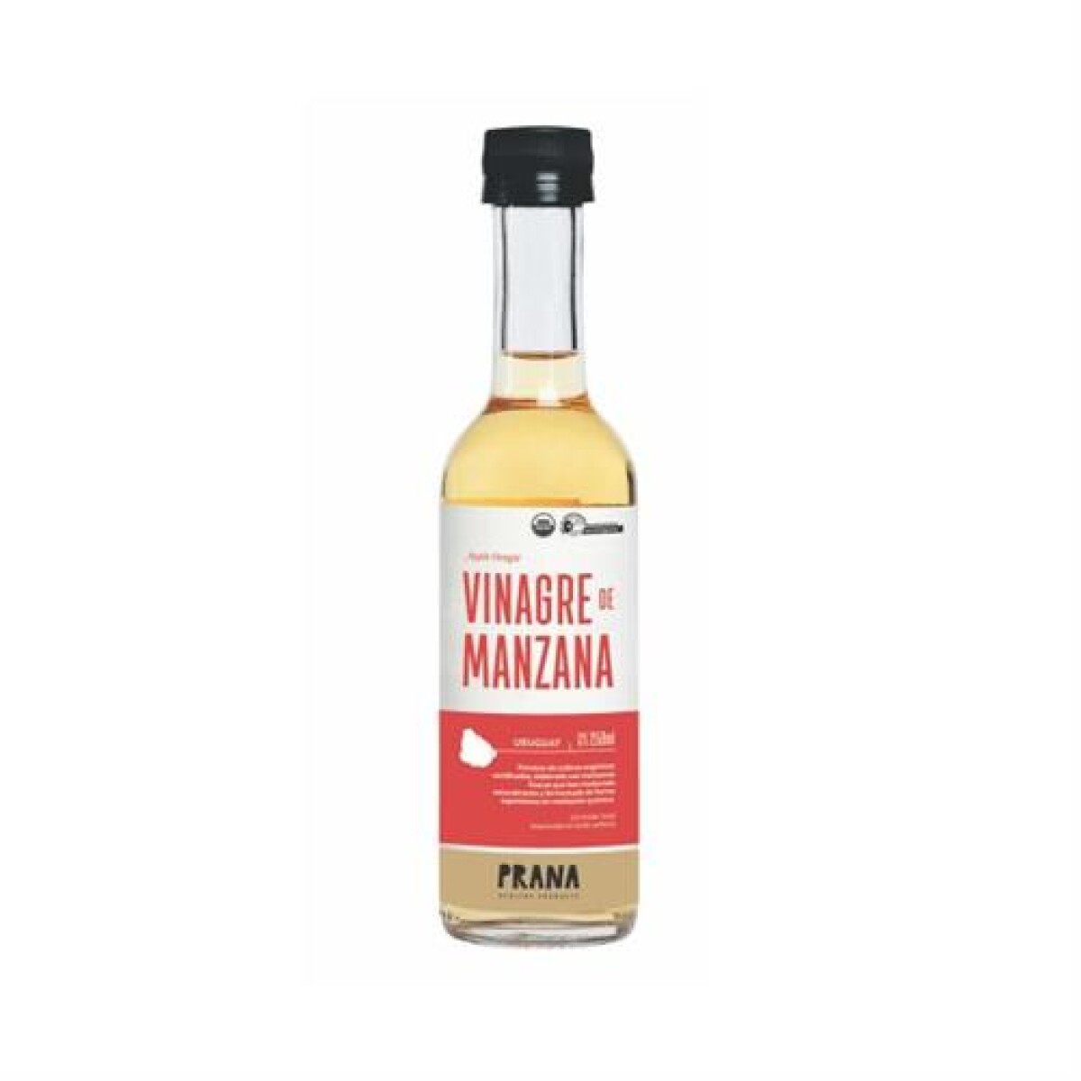 Vinagre de manzana Orgánico 250ML PRANA 