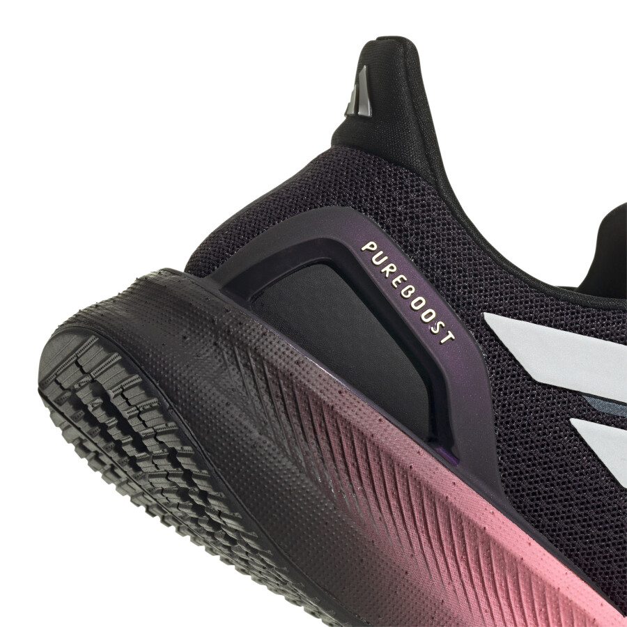 Championes de Mujer Adidas Pure Boost 5 Negro - Violeta - Blanco