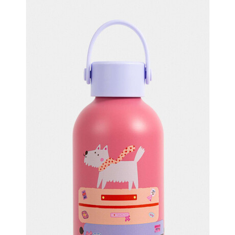 Botella Metálica Diseño Perrito Combinacion Multicolor