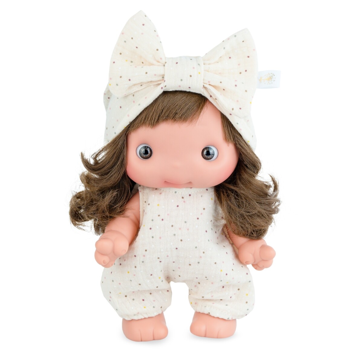 Muñeca Bebote Marina Pau Piu Gorro con Lazo 25CM - BEIGE 
