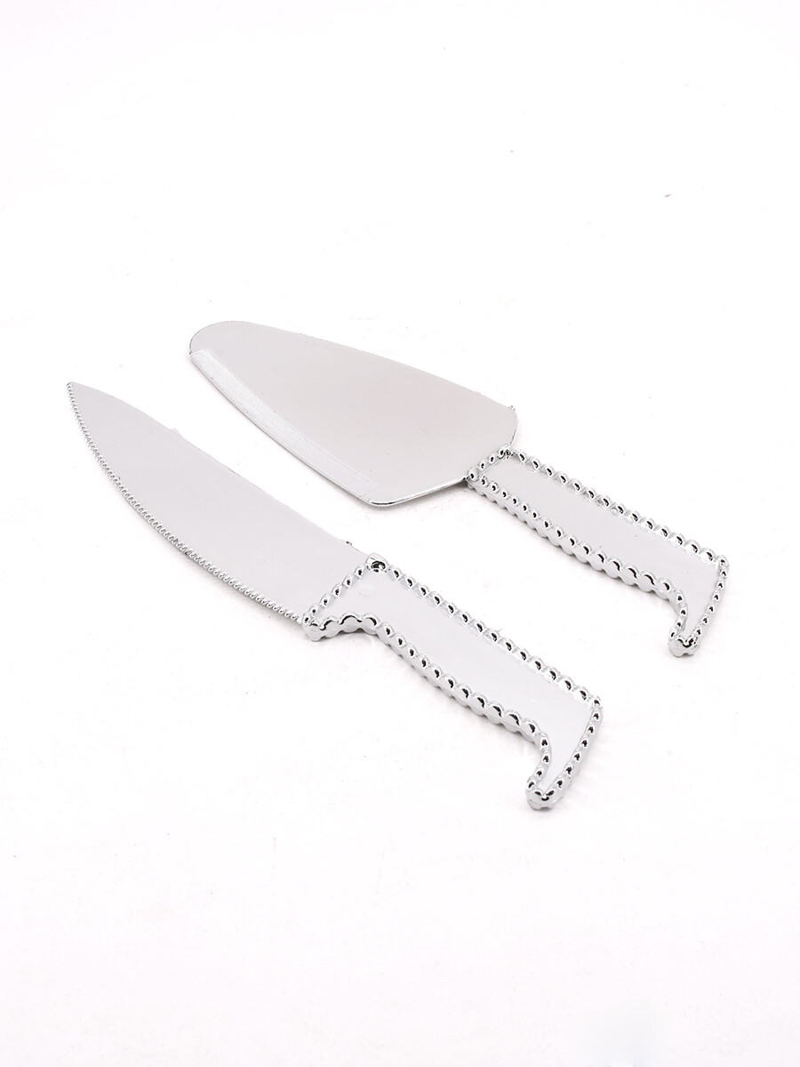 ESPATULAS SET PARA SERVIR TORTA - PLATEADO 