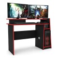 ESCRITORIO GAMER EVOLUTION - NEGRO Y ROJO ESCRITORIO GAMER EVOLUTION - NEGRO Y ROJO