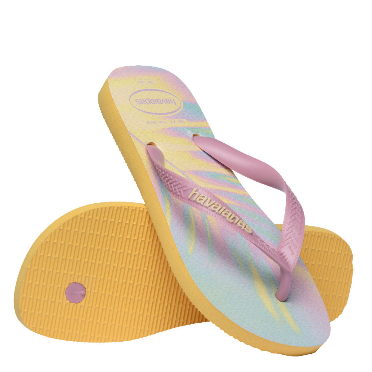 Sandalias de Mujer Havaianas Top Fashion Havaianas - Amarillo 