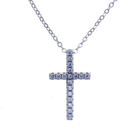 Cadena y dije de Plata 925 rodinada y circonias. Cadena y dije de Plata 925 rodinada y circonias.