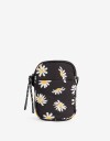 Complemento Marroquinería Nylon Porta Celular Con Asa Regulable - Estampado Flores