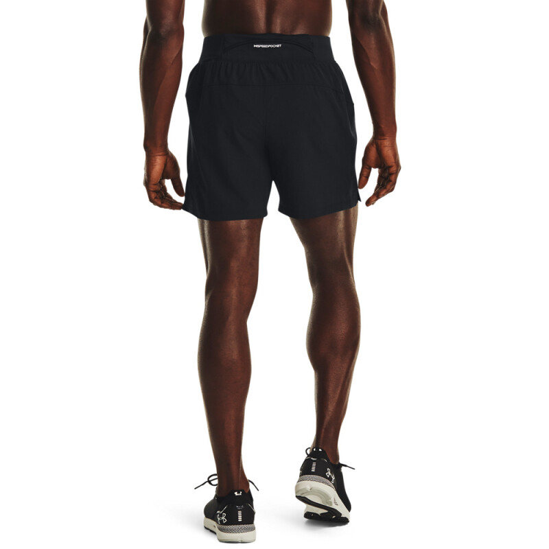 UA LAUNCH PRO 5'' SHORTS-GRY BLK-001