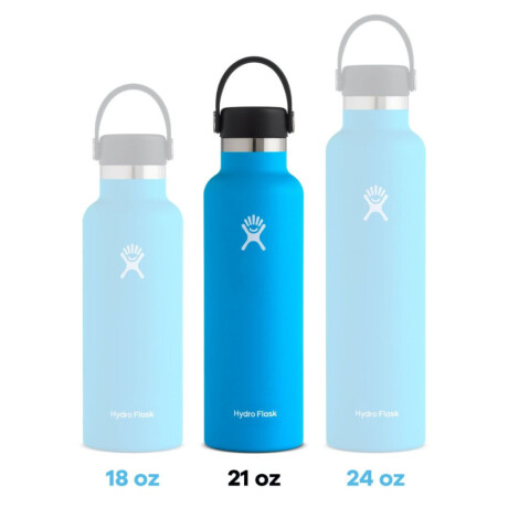 Botella Hydro Flask 21 Oz. Standard Mouth Pacific Celeste