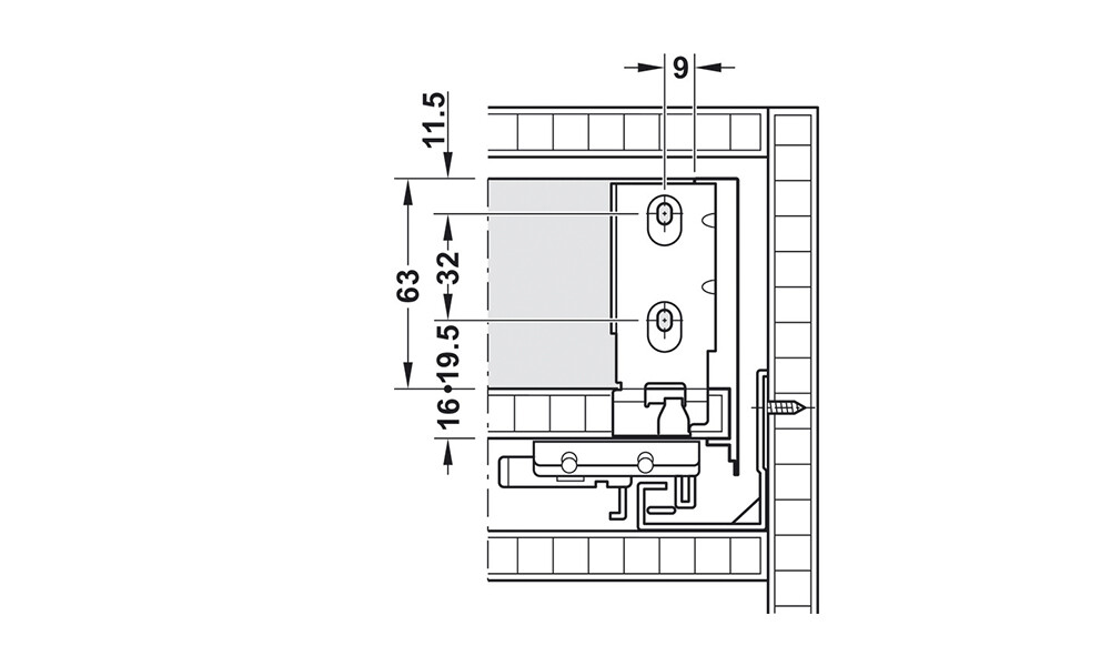 CAJON MATRIX BOX SLIM 50 cm 552.21.575 Cajon Matrix Box Slim 50 Cm 552.21.575