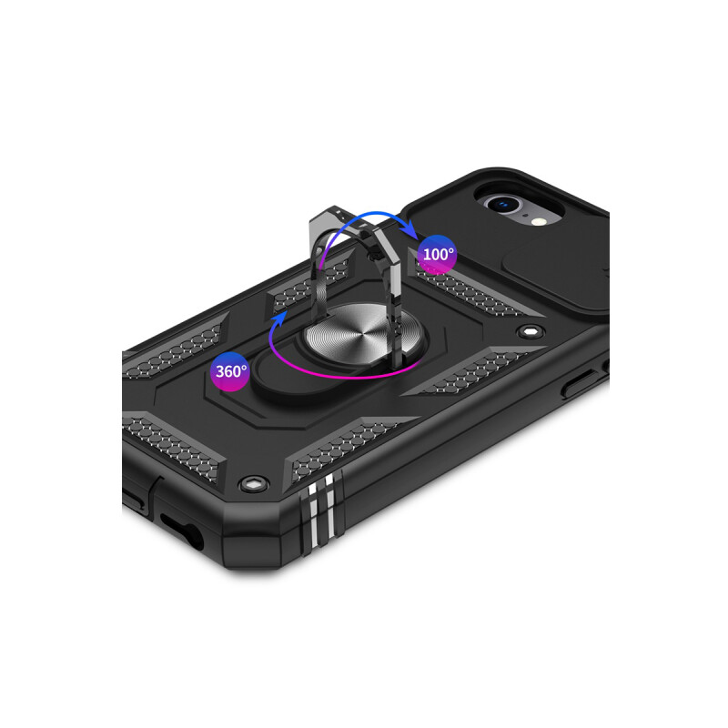 Protector para iPhone 7/8 cubre cámara y anillo color negro Protector Para Iphone 7/8 Cubre Cámara Y Anillo Color Negro