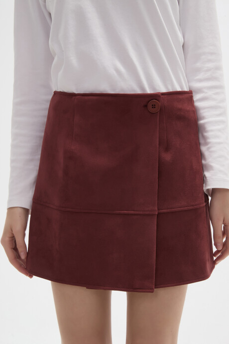 Falda Jeyral Cereza Oscuro