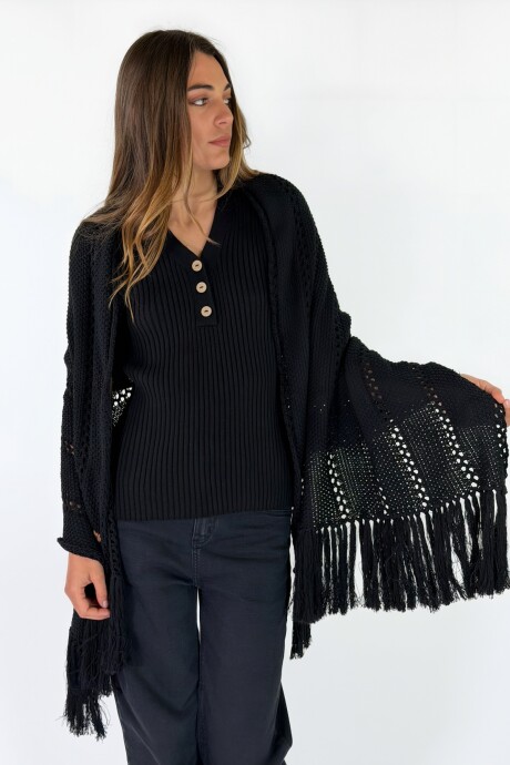PASHMINA AZEDA Negro