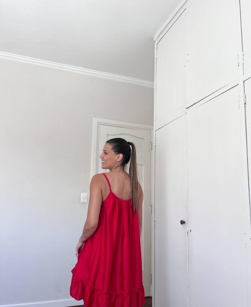 Vestido Mery rojo