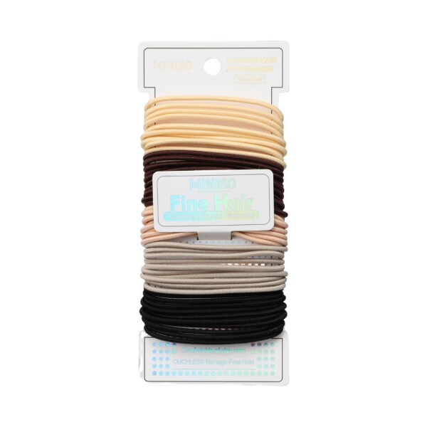 Gomita de pelo fina 50pcs Gomita de pelo fina 50pcs