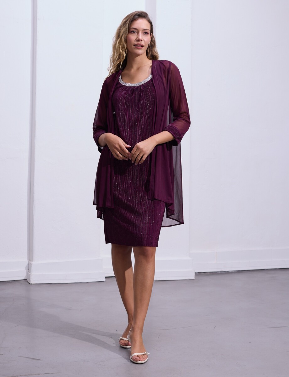Set Noche 2 Pcs Vest - Violeta 