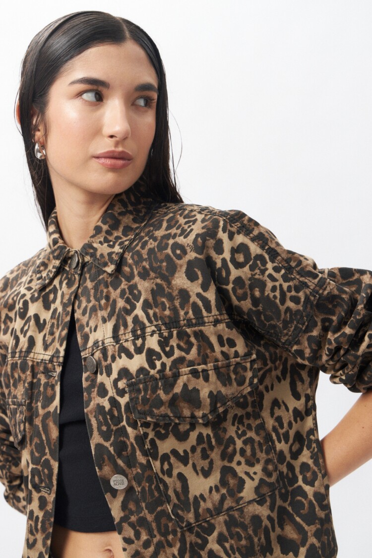 CAMPERA LEILA PRINT Animal Print