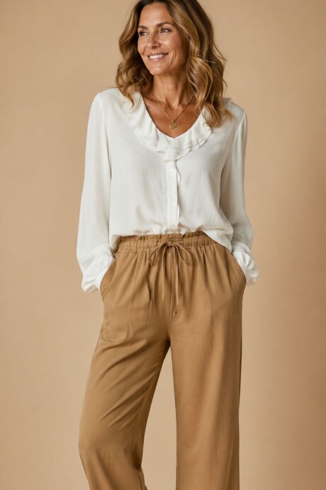 PANTALON DEVA Camel