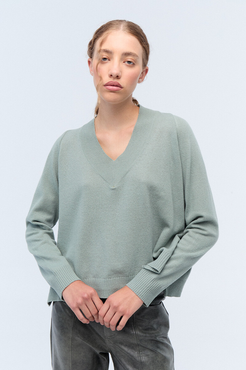Sweater Palermo - Verde Agua 