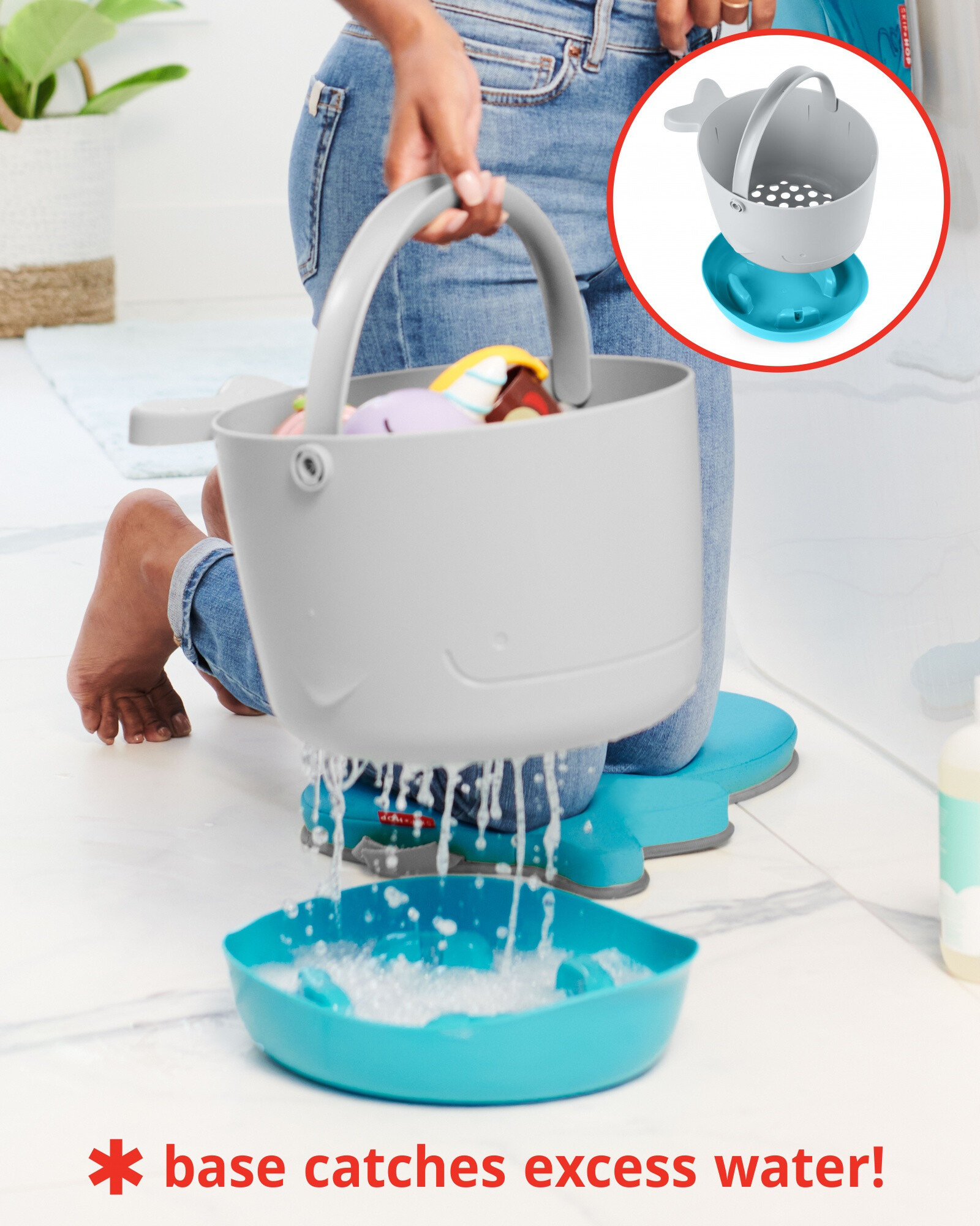 Cubo para juguetes de baño Cubo para juguetes de baño