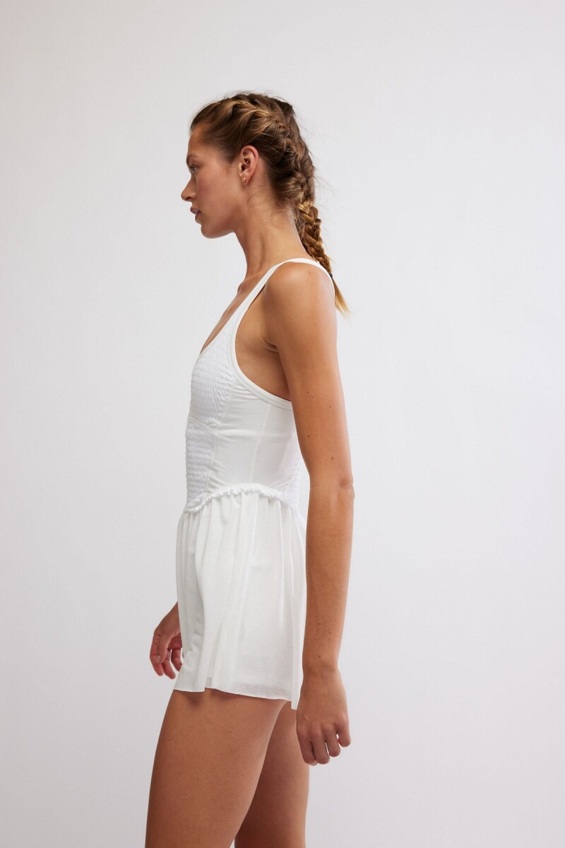 VESTIDO SMOCKIN HOT Blanco