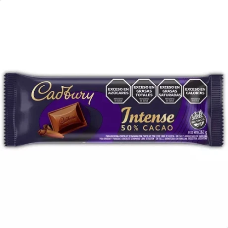 CHOCOLATE CADBURY 162GRS INTENSE CHOCOLATE CADBURY 162GRS INTENSE
