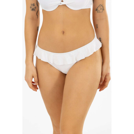 Vedetina flip flop liso Blanco