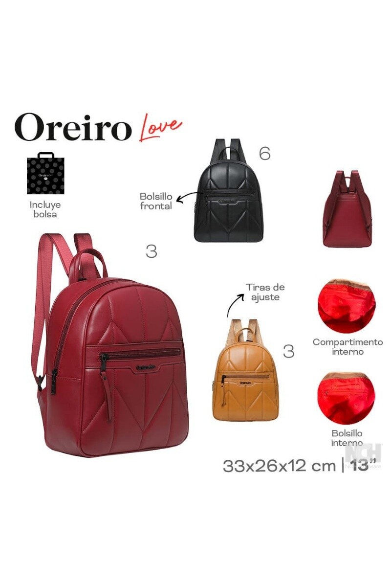 Mochila Las Oreiro Marrón