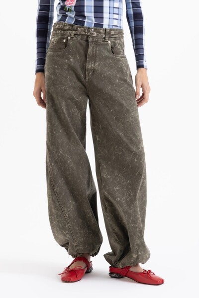 PANTALON GIGI Verde Seco