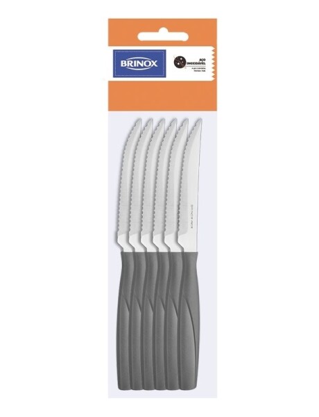 SET 12 CUCHILLOS CARNE 20CM ITAPARICA GRIS BRINOX SET 12 CUCHILLOS CARNE 20CM ITAPARICA GRIS BRINOX