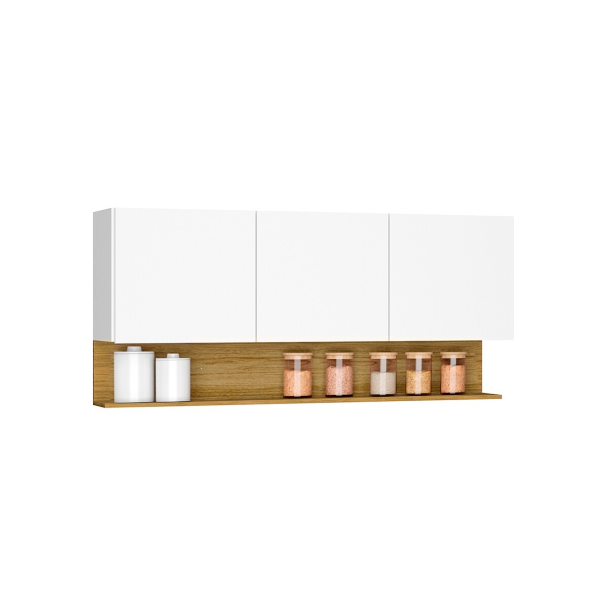Modulo Aereo Para Cocina Tres Puertas De 120 Cms. Blanco Freijo 