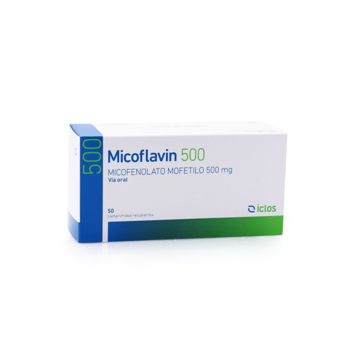 MICOFLAVIN 500 MG. CJ X 50 COMP. REC. única