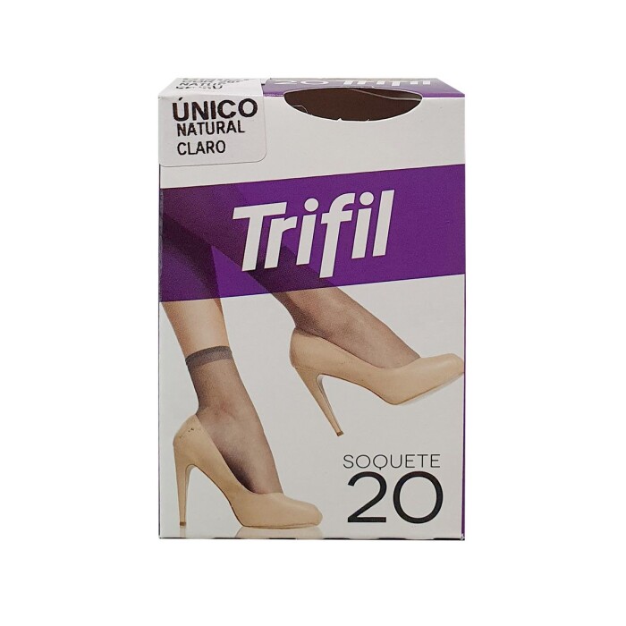 TRIFIL MEDIAS NATURAL SOQUETE R.6126/268 única