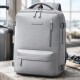 Mochila Trendy Travel Tech Para Viaje Trabajo O Estudio Seguridad Y Comodidad Gris