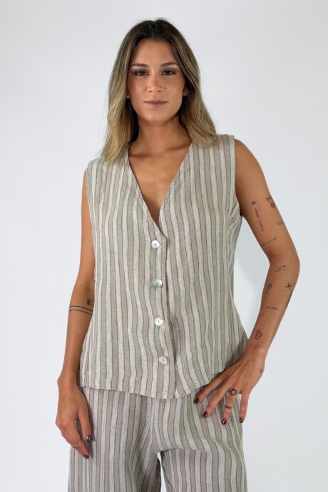 CHALECO TOBAGO Beige