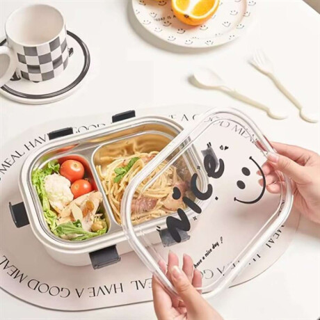 Vianda Smile Conservadora con divisiones Blanco