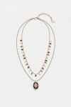 COLLAR SHORT TIGER Marron