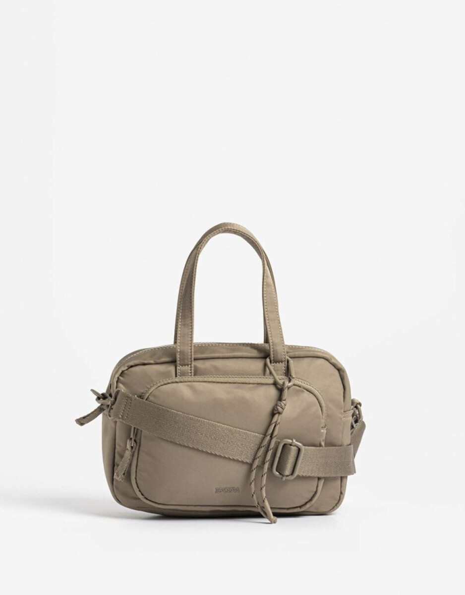 Cartera Bowling De Nylon - Verde Oliva 