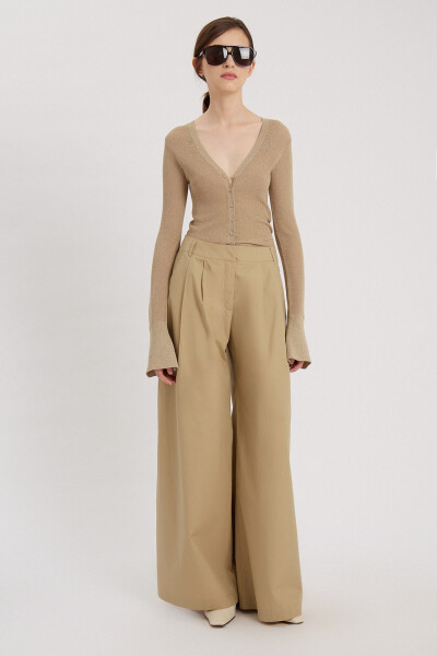 PANTALON ANCHO LIBRA Camel