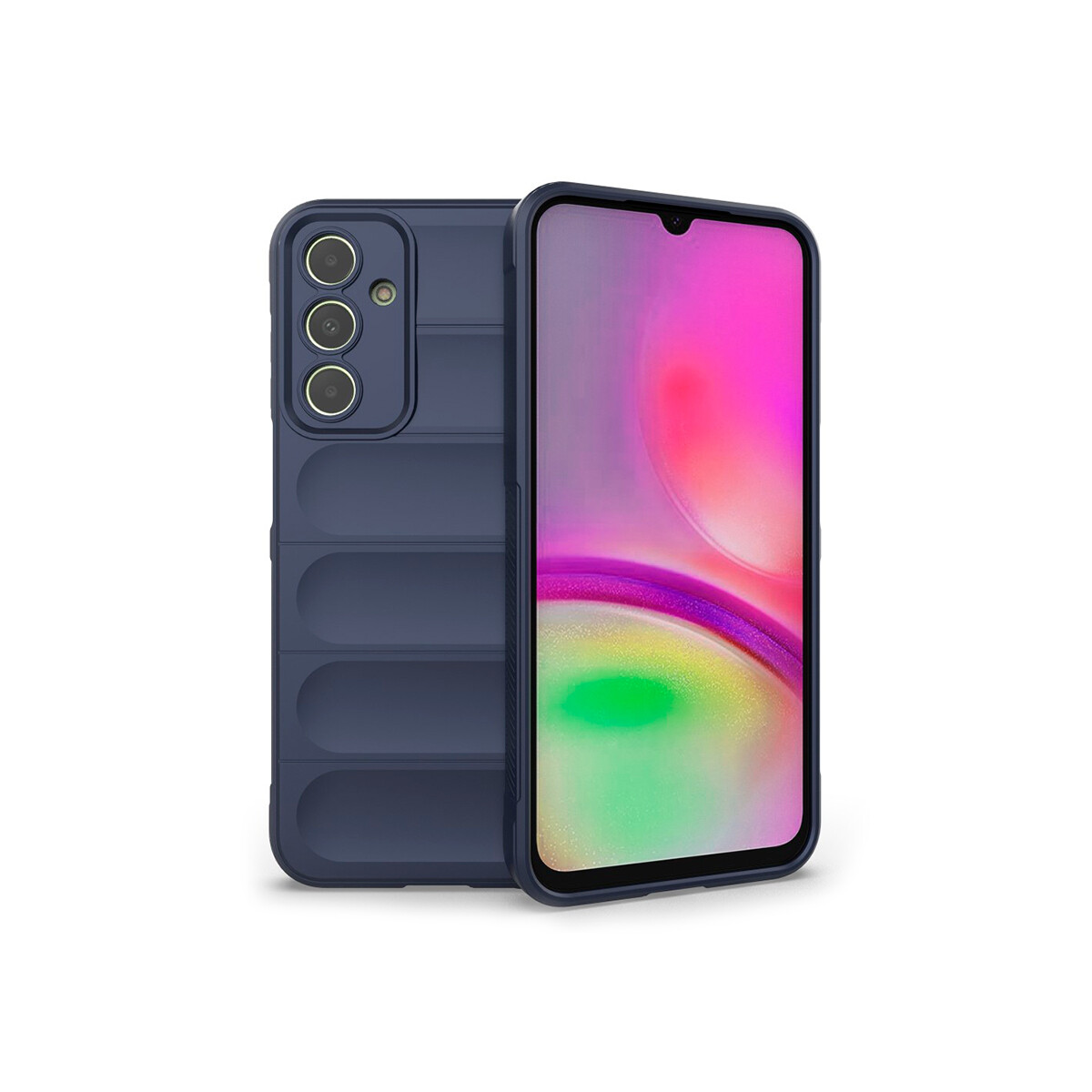 Protector para Samsung Galaxy A25 engomado con textura azul 