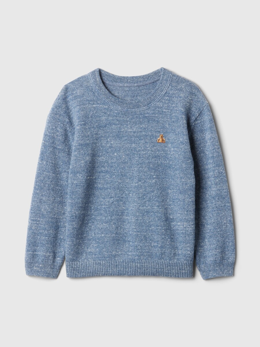 Buzo Cuello Redondo Toddler Niño - Lt Blue Heather 