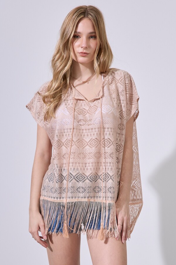 Kaftan Calado BEIGE