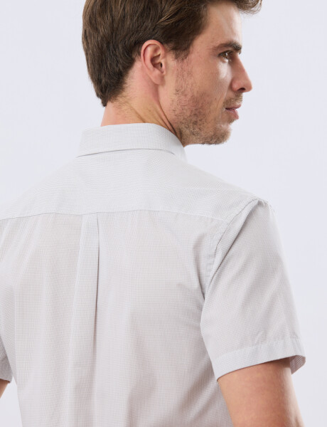 CAMISA CUADROS Gris