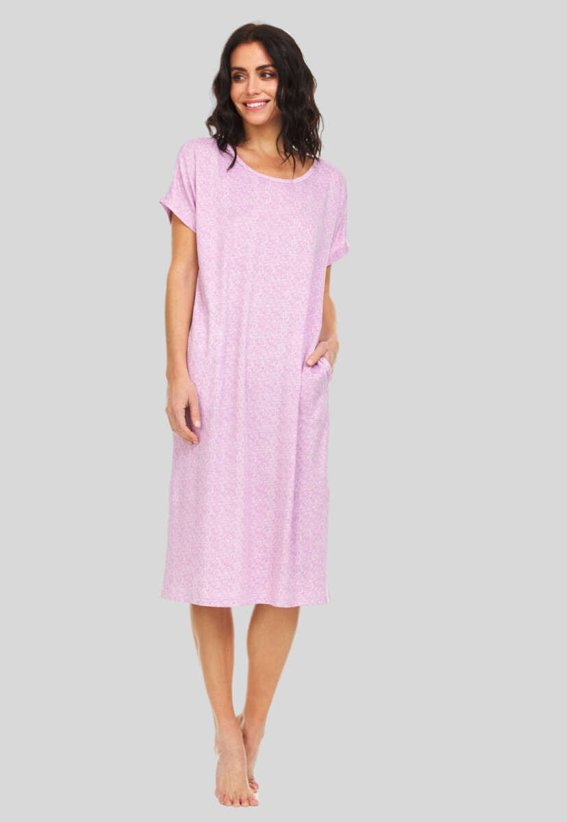 CAMISON LARGO AMPLIO - LILA 