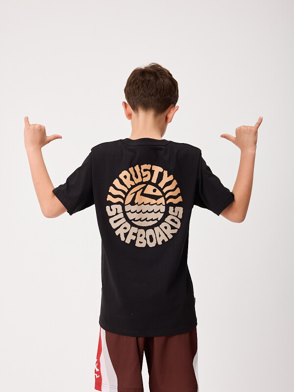 T-SHIRT REESE TEEN RUSTY Negro