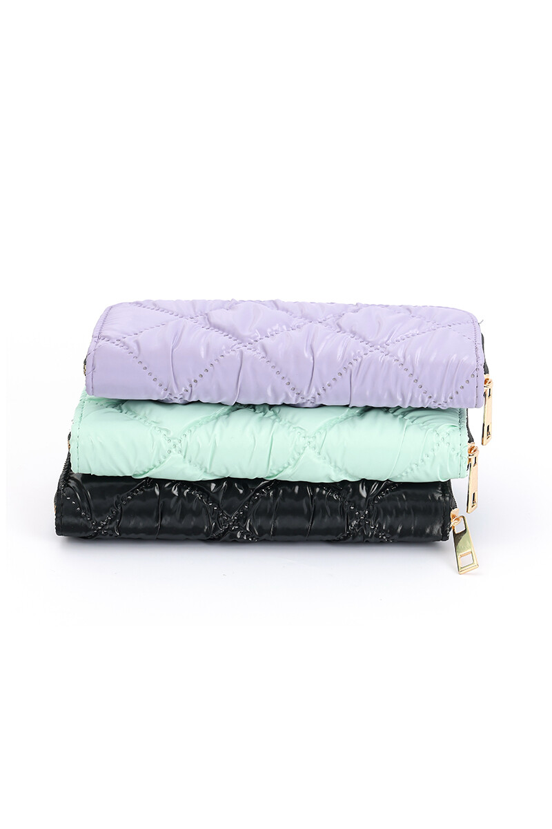 Billetera Puffer Lila