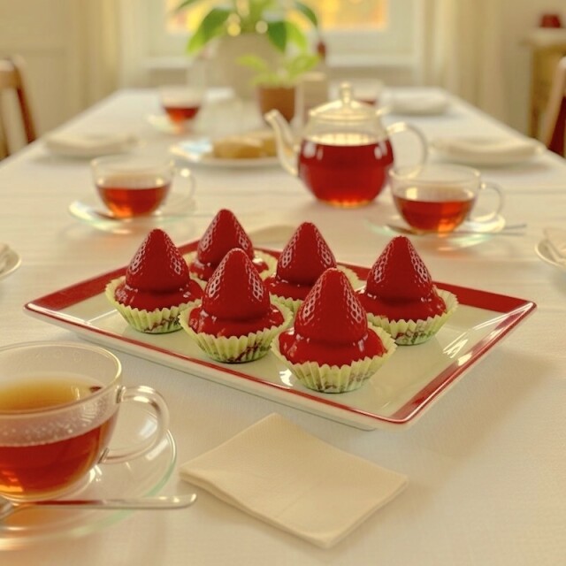 Masitas de Frutilla Masitas de Frutilla