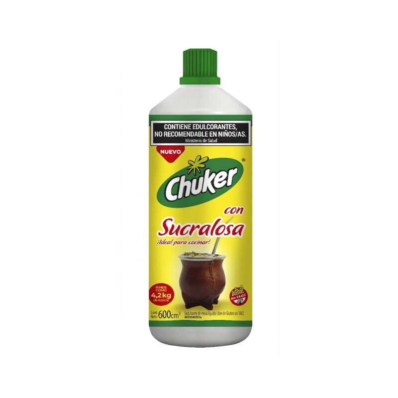 CHUKER CON SUCRALOSA 600ML Chuker Con Sucralosa 600ml