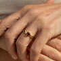 Anillo Karvik de plata 925 bañada en oro 18 K 0