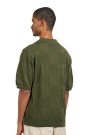 S/S Checker Polo Verde