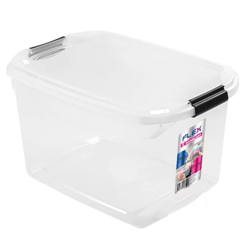 Set x2 Caja organizadora 29 lts TRANSPARENTE