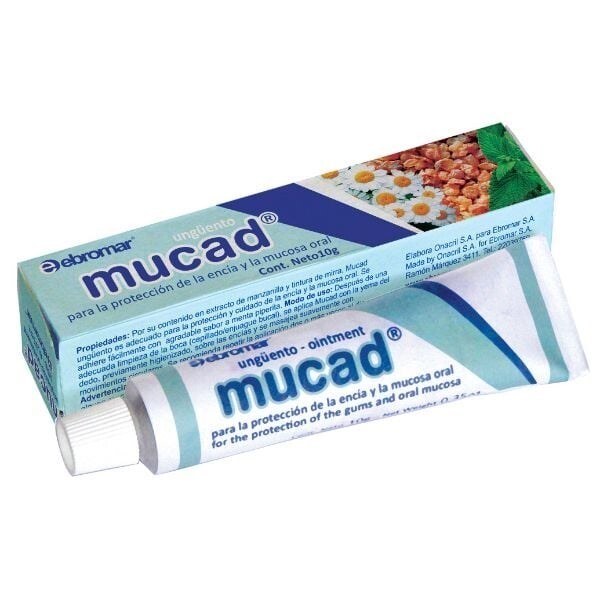 Mucad Ungüento Bucal 10 g - Ebromar Mucad Ungüento Bucal 10 g - Ebromar
